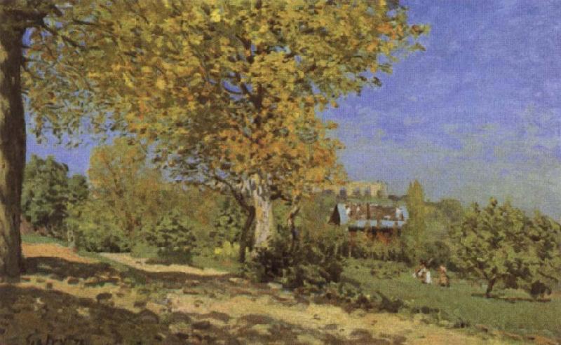 Alfred Sisley Landscape at Louveciennes France oil painting art